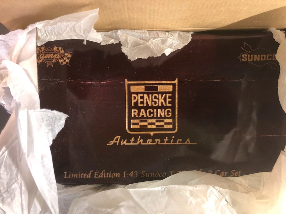  GMP Sunoco T 70 Lola Chevy RACE CAR SET of 3 Penske Racing 1:43 NEW IN BOX - Image 2 of 4