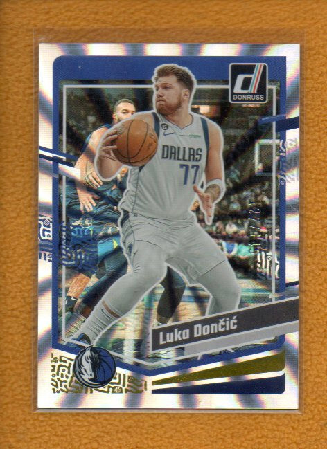 Luka Doncic 2023-24 Donruss Basketball Base Holo Laser #141 /149