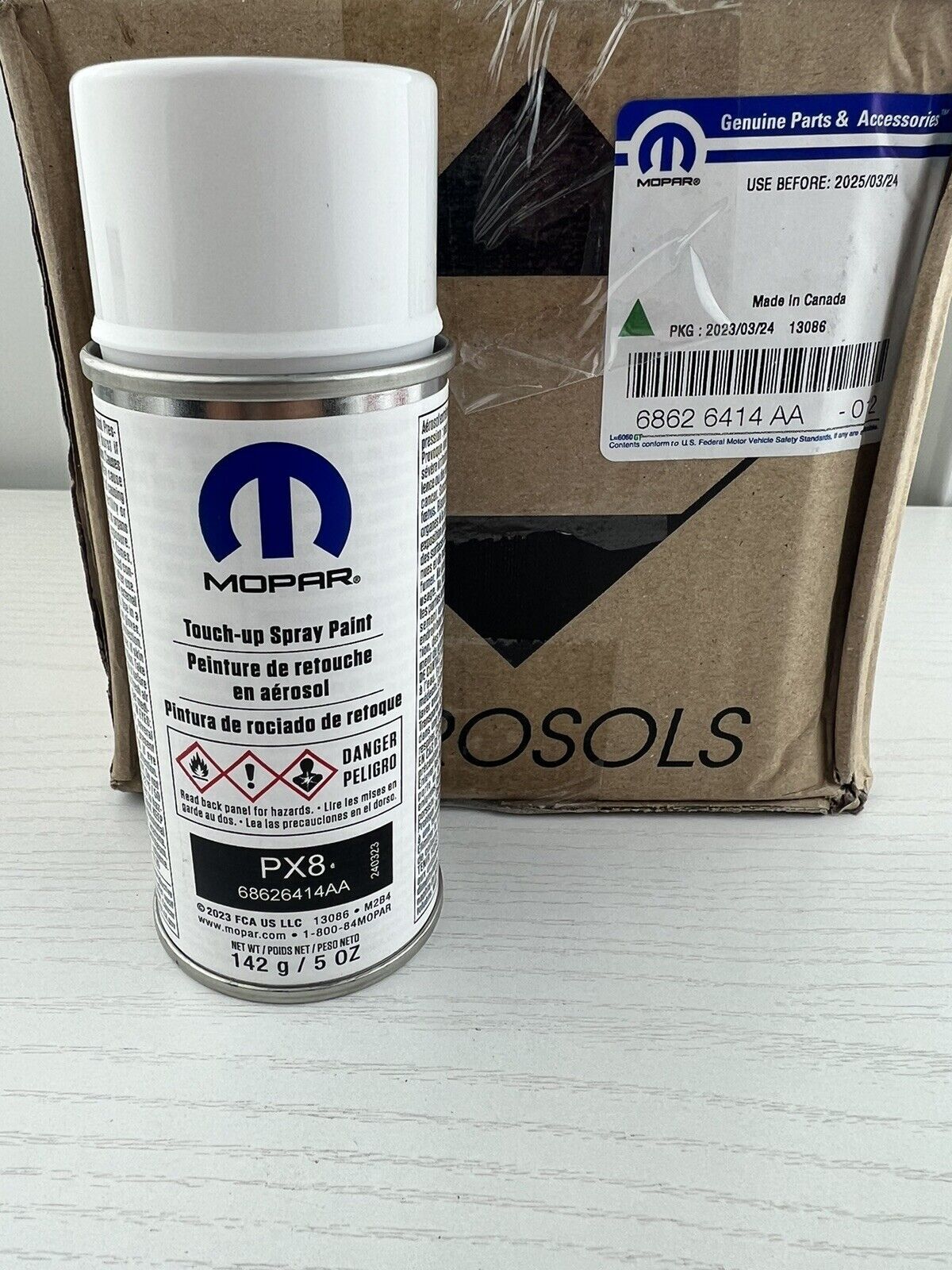 19872018 Jeep Chrysler Dodge PX8 Black Paint Touchup Paint SPRAY