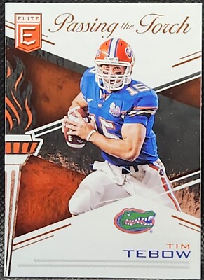 2017 Donruss Elite Collegiate Tebow/Bradford Passing The Torch #3 *Buy 2 Get 1