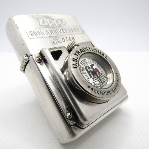 65th Anniversary Limited No.0168 Time Light Lite ZIPPO 1996 running with Flaws