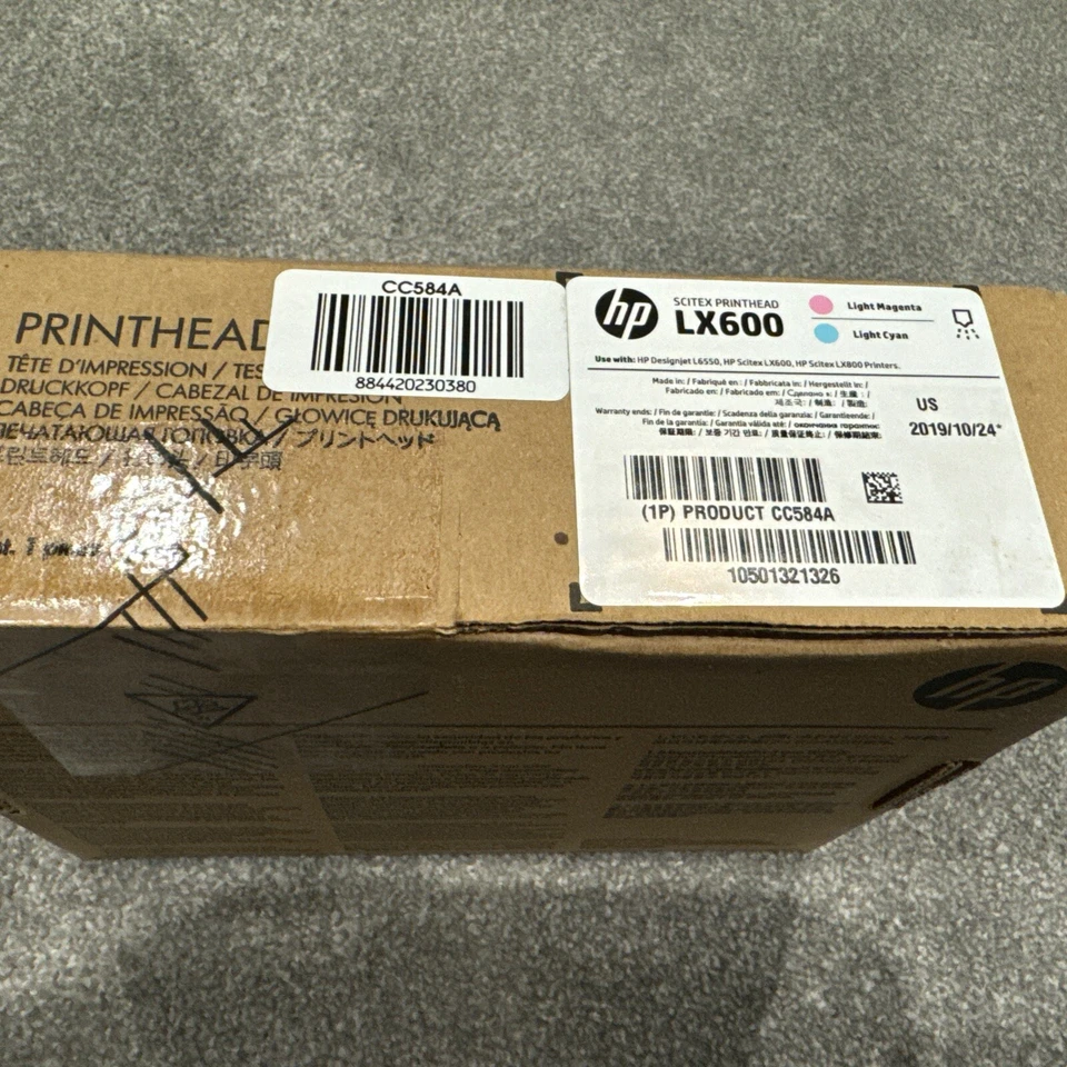 Hp Printhead SCITEX L65500 LX800 LX600 / CC584A 786 Cyan Light Magenta - Image 2 of 2