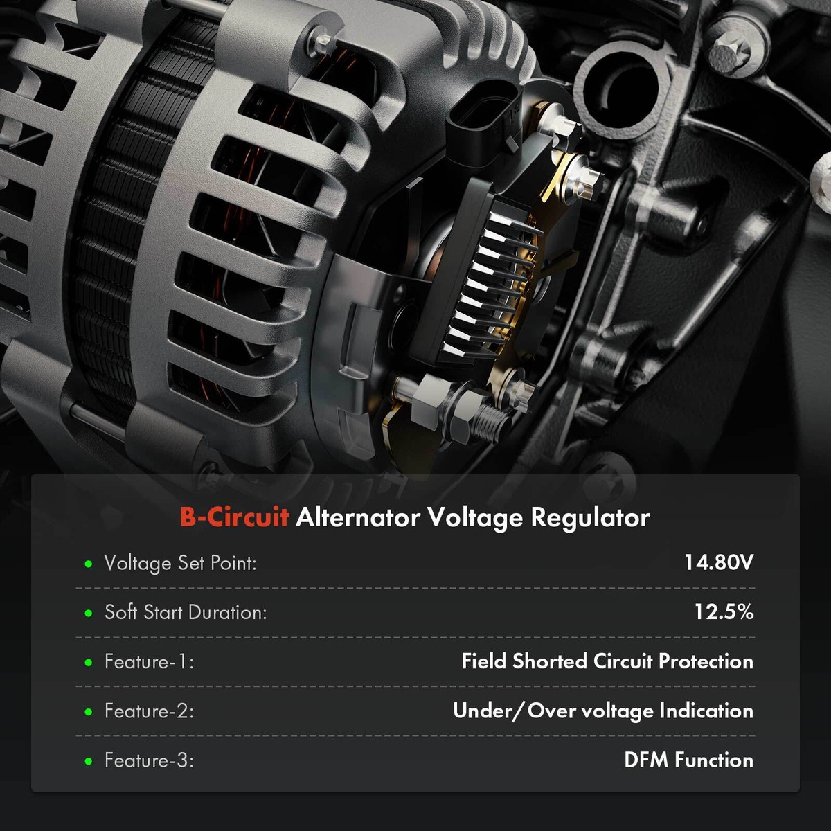 Régulateur De Tension Alternateur VR166 - Pour Ford F100, Mustang, Lincoln, Jeep, Remplacement Direct - 11