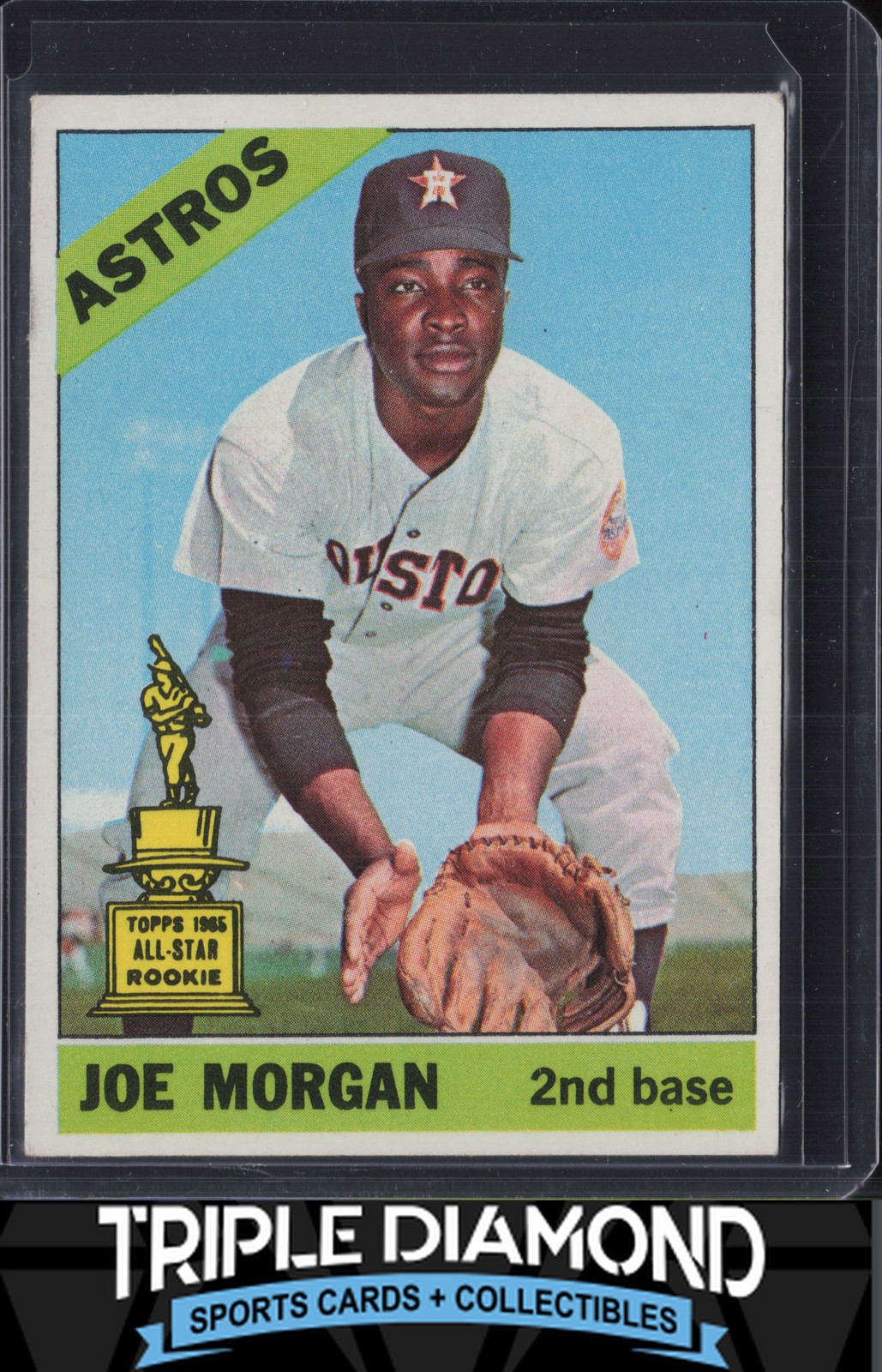 1966 Topps Baseball #195 Joe Morgan All-Star Rookie Cup Astros HOF V872