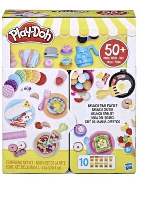 Play-Doh Brunch Time Spielset 50 Teile Kinder Kreativ Spaß Spielzeug ab 3+ Geschenk NEU