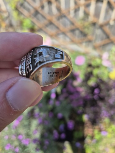 Balfour 14k US Class Ring - 19.4 Grams - White Gold - Not Scrap - 第 4/15 張圖片