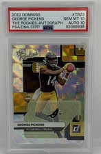 2022 Panini Donruss - The Rookies George Pickens Autographed PSA 10/10 Pop 2