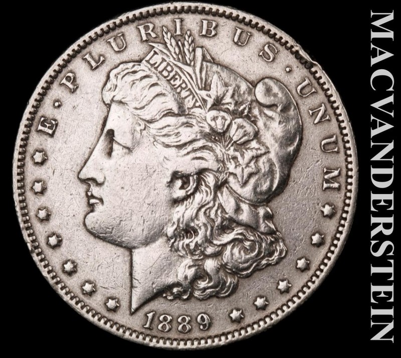 1889-O Silver Morgan Dollar - Scarce  Extra Fine  Semi-key  Better Date  #L4928