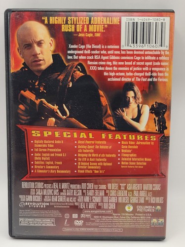 xXx DVD 2002 Full Screen Special Edition Vin Diesel Rob Cohen Action - Picture 2 of 3