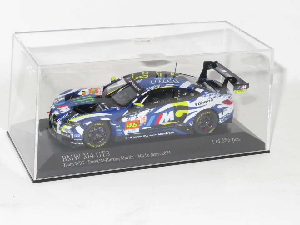 1/43 BMW M4 GT3  Team WRT  Le Mans 24 Hrs 2024 #46 Rossi / Al-Harthy / Martin - Image 4 of 4