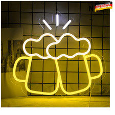 Bier Prost Leuchtreklame Bierkunst Wandleuchten Pub Dekoration Lichter für Mann