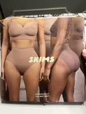 SKIMS Seamless Sculpt High-Waisted Brief Clay Size L NWT