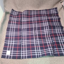 VINTAGE HANDKERCHIEF BLUE PLAIDS  CHECKS MEN'S POCKET SQUARE COTTON 19" NEW