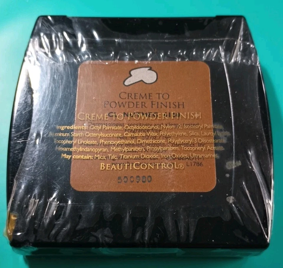 BeautiControl Creme To Powder Finish Foundation CL Nutmeg (P5)-NOS, Sealed - Image 2 of 4