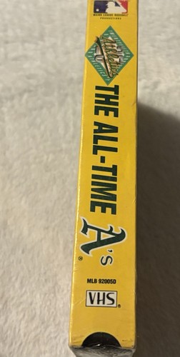 All Time Oakland Athletics 25 Years Reggie Rickey Jose Catfish 1992 VHS Tape NEW - Picture 3 of 6