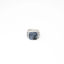 DAVID YURMAN STERLING SILVER 925 PIETERSITE SIGNET RING