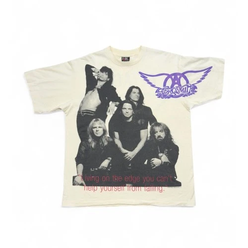 Aerosmith Get A Grip Tour Shirt Giant Tag XL Single 1990s vintage concert t-shirt, vintage, size XL, single stitch, B+ condition