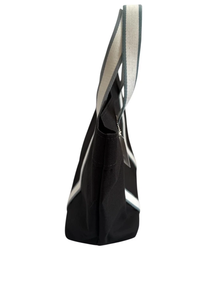 Bolso de Mano Cinda B Capri Negro Humo Agua Resistente a Manchas Correa para el Hombro Ajuste Nuevo con Etiquetas Foto 3 de 4