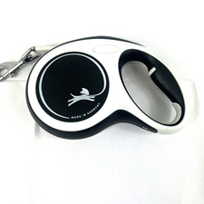 SM Flexi Comfort Tape Retractable Dog Leash, 16 ft, Grey For Dogs up to 33 lbs 