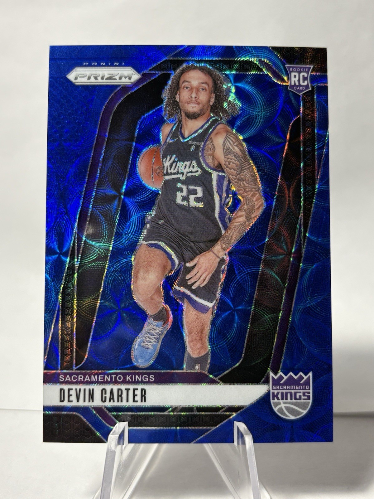 2024 PANINI PRIZM BLUE SCOPE CHOICE #231 DEVIN CARTER ROOKIE #49/49