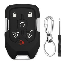6 Button Key Fob Case replacement fits Tahoe Yukon Suburban New