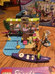LEGO Friends 41315 Heartlake Surf Shop (Minifig Included, A Few Missing Pieces)