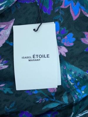 ISABEL MARANT ETOILE◆長袖シャツ/34/レーヨン/GRN/花柄/78-01-16-01009 ISABEL MARANT ETOILE OTHER LONG SLEEVE SHIRT 34 RAYON Green