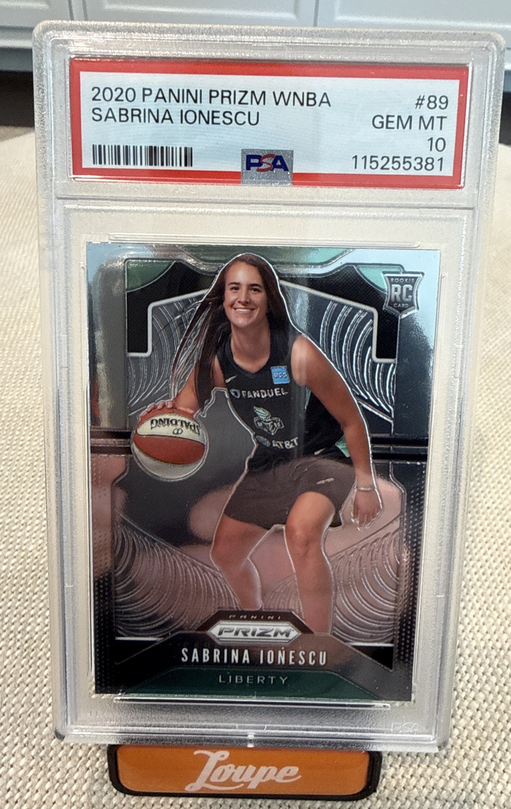 2020 Prizm WNBA #89 Sabrina Ionescu Rookie Card PSA 10 Gem Mint RC