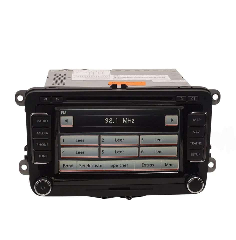 VW RNS 510 DVD Radio Navigation EU MAP V17 Touchscreen MP3 SD VW Golf VI Tiguan - Bild 4 von 4