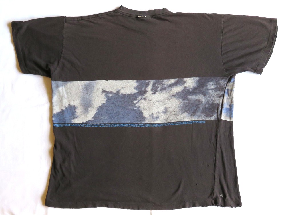 Pearl Jam Vintage T Shirt 1998 Yield Tour Cities Given To Fly