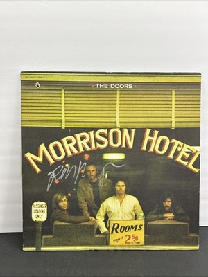 SIGNED ROBBIE KRIEGER THE DOORS MORRISON HOTEL 1970 ELEKTRA RECORDS LP EKS75007