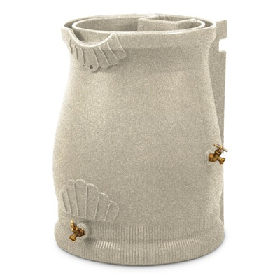 #ad Good Ideas RWURN50 SAN 50 Gallon Rain Water Saver Wizard Barrel Urn Sandstone $159.99