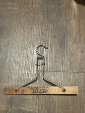 Antique Wooden ACME Trouser Pants Hanger Pat'd 1900 Advertising Tidioute Pa