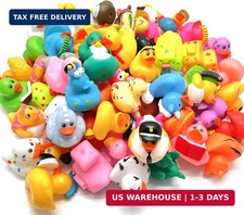 LINICE 30 Pcs Rubber Ducks, Random Assortment Ducks Bulk, Mini Rubber Duckies fo
