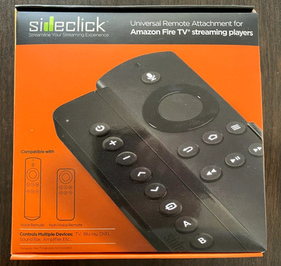 Sideclick Universal Remote Attachment for Amazon Fire TV  