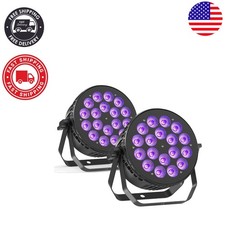 Stage Par Lights, 18X10W RGBW 4-in-1 LED DJ Par Can Light, Full Cast-Aluminum...