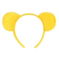 Yellow Bear Ears Headband Cute Hairband Adult Halloween Costume Accessories