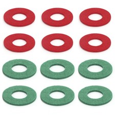 ㄧ12pcs Battery Terminal Washer 6‑Red 6‑Green Anti Corrosion Protector Cable