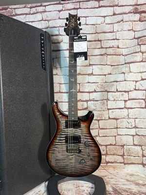 PRS Wood Library-Modell Custom 24 Charcoal Tri-Colour Burst - 10 Top- Stained Ne