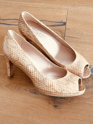 Stuart Weitzman for Russel&Bromley Peep-Toe-Pumps