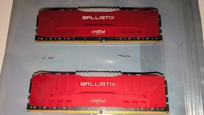 Crucial Ballistix RGB 32GB 3200mhz DDR4 Kit DRAM Desktop Memory - RED