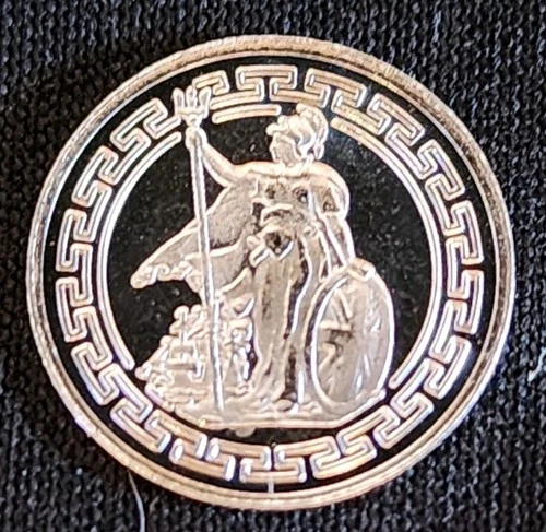 1 Gram .999 Fine Silver Art Bar Ingot. Chariot Worrior . Fun Way Of Investing.