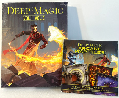 Deep Magic Vol 1 & 2 Limited Edition Gift Set 5E KOB9702 + Arcane Tiles