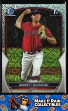 Garrett Baumann 1st 2023 Bowman Draft Chrome Japan Refractor #BDC-172 Braves