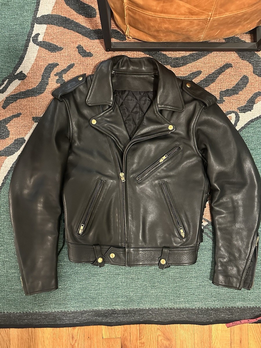 Mr S. Leather Deluxe CHP Leather Motorcycle Jacket Size 40