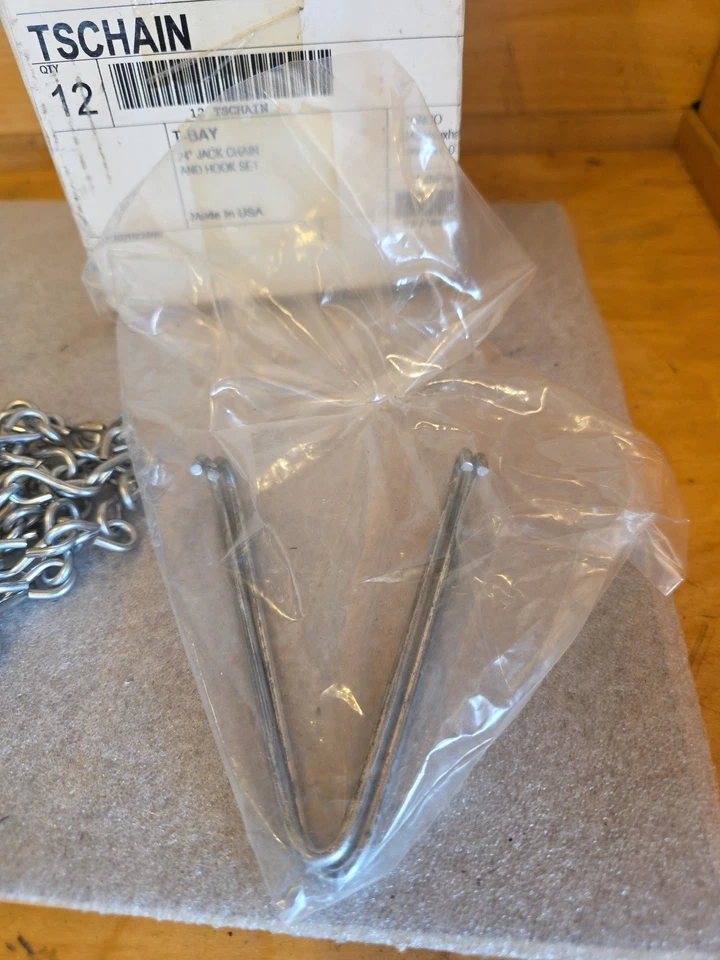 Stonco TSCHAIN T-Bay 24" Jack Chain & Hook Set ‐ QTY 12 - Image 2 of 4