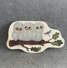 Vintage IKEA Vandring Wooden Baby Owl Coat Rack Peg Hook