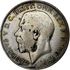 [#1200262] Great Britain, George V, Florin, Two Shillings, 1922, Silver, EF, KM: