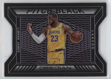 2020 Panini Obsidian Pitch Black Electric Etch Purple 64/75 LeBron James #12 9l4