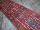 Geometric Turkish Vintage Rug,Turkish HandMade Anatolian Tribal Rug 3.1x10.1 Ft — photo 9